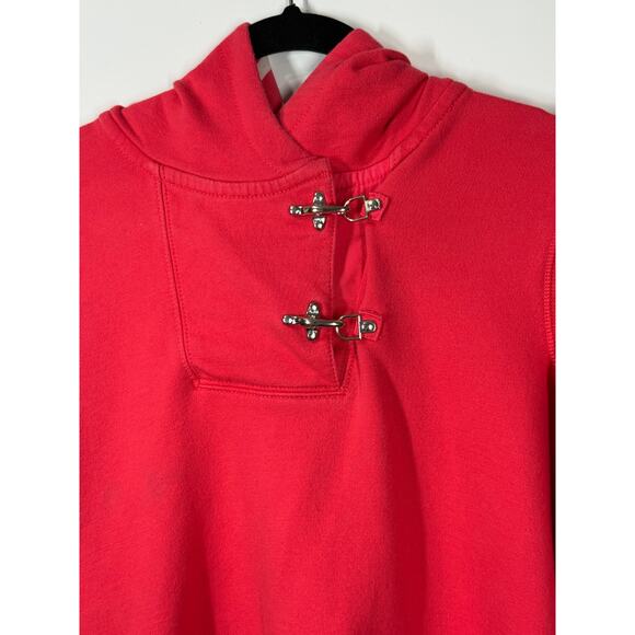 Ralph Lauren Red Sweatshirt/Hooded Long Sleeve Casual Preppy Womens Medium - Picture 3 of 11